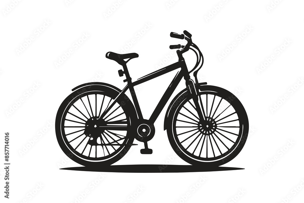 Bicycle Icon vector silhouette Illustration artwork Bicycle Icon vector silhouette Illustration artwork