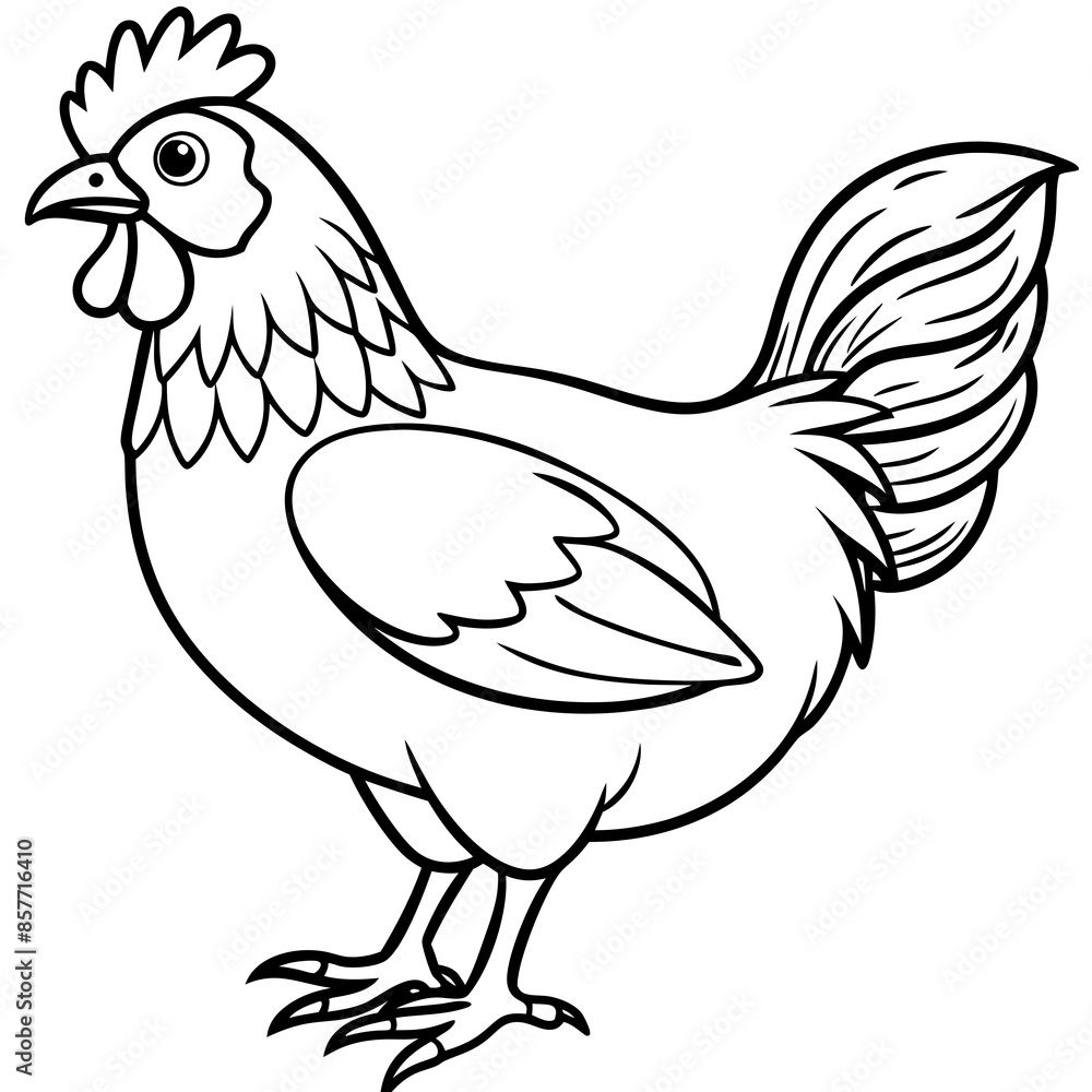 hen and chicken vector hen and chicken vector