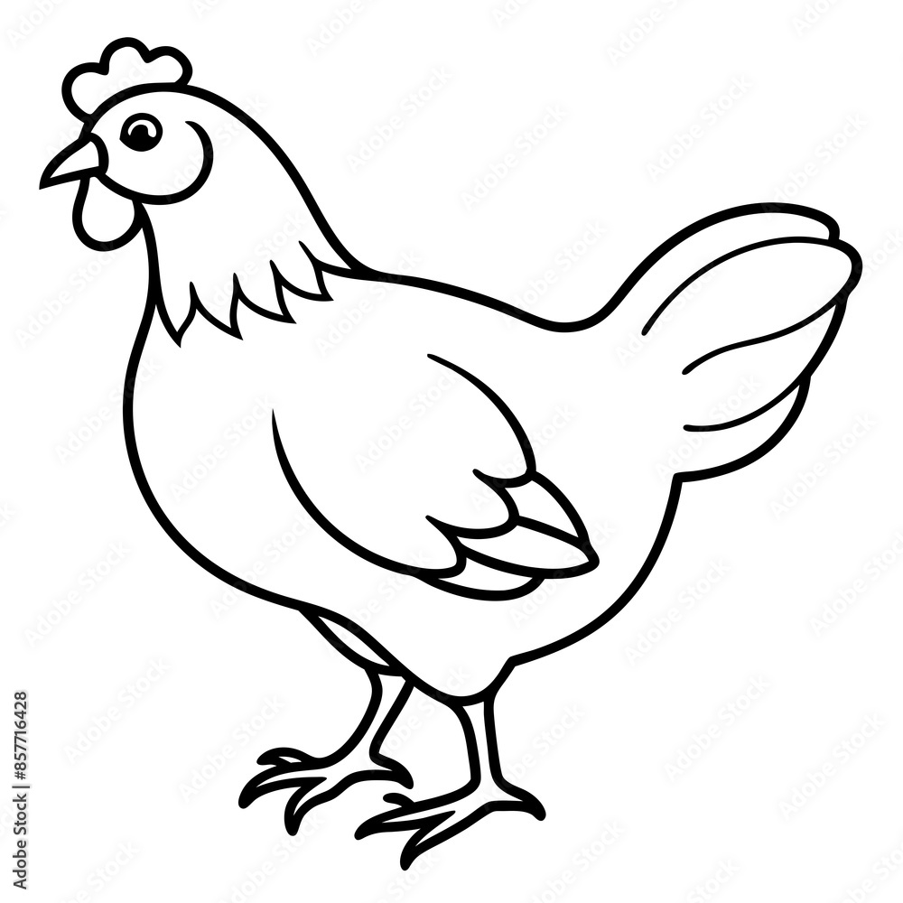 hen and chicken vector hen and chicken vector