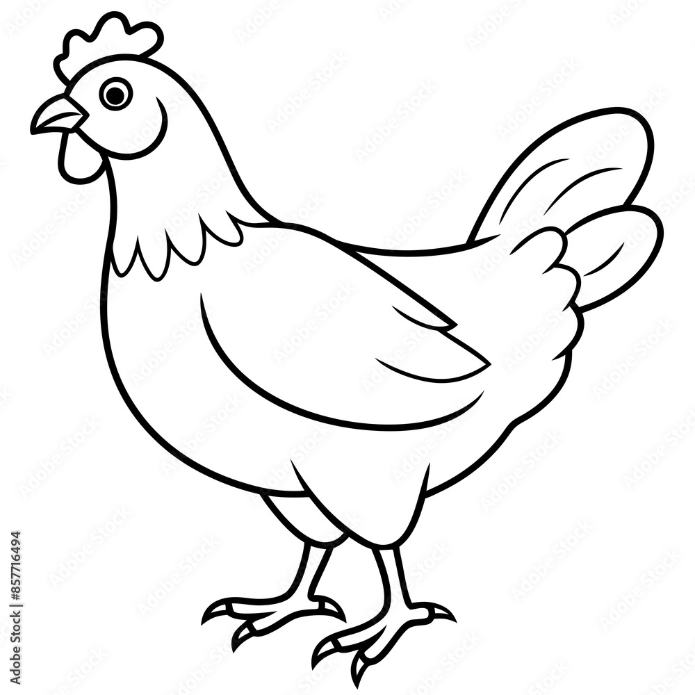 hen and chicken vector hen and chicken vector