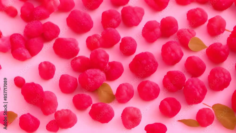 Fresh Raspberries on White Background Generative AI Fresh Raspberries on White Background Generative AI