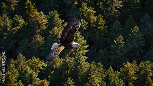 eagle in flight