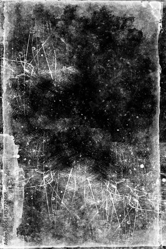 Distress grungy abstract black and white background
