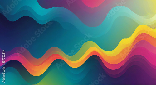 Abstract 3D Artwork: Vibrant Background with Colorful Elements