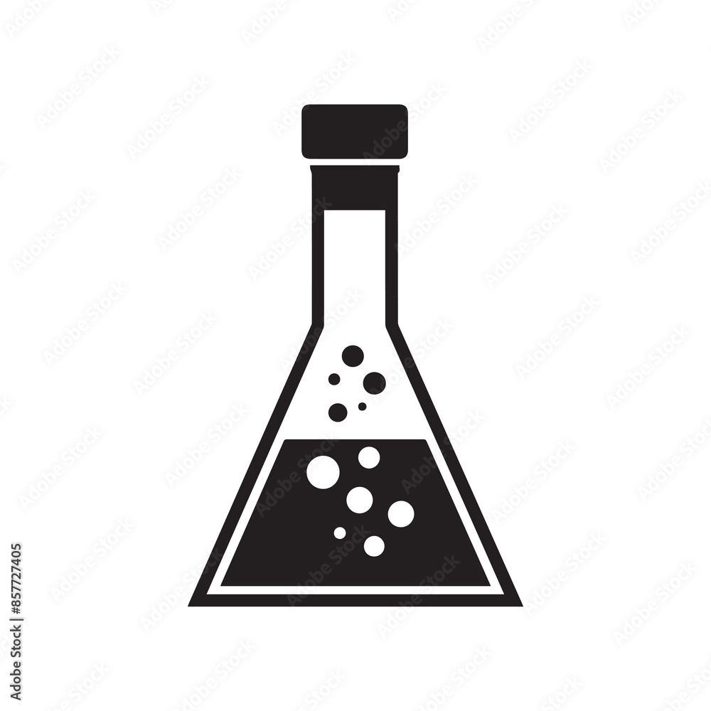 Chemical glass icon and science chemistry tube toxic medicine design. Chemical glass icon and science chemistry tube toxic medicine design.