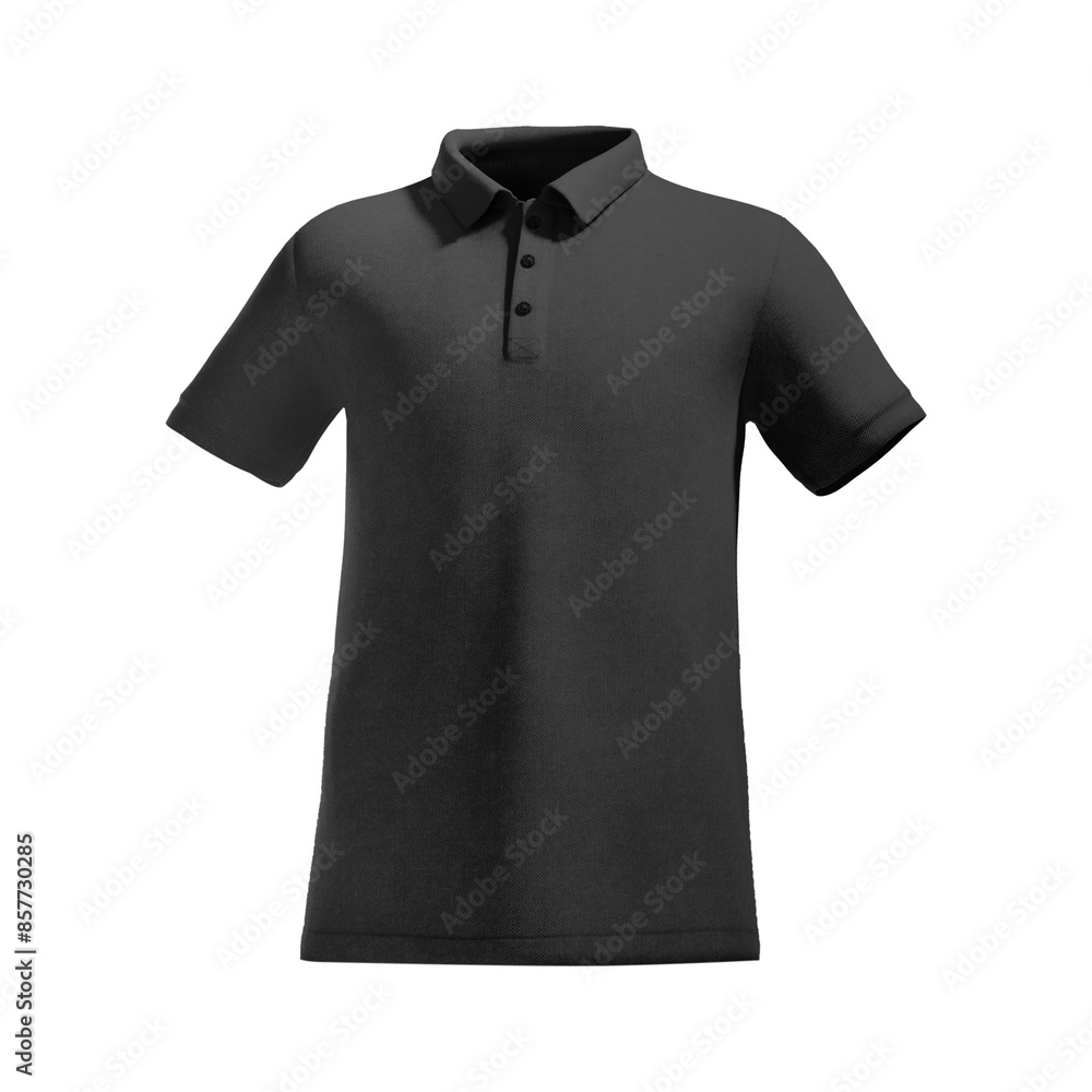 Black Polo shirt isolated transparent Black Polo shirt isolated transparent