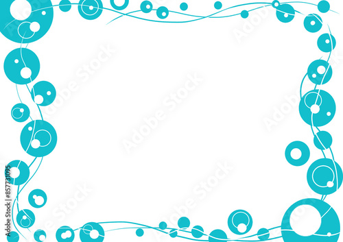 ラムネの泡のフレーム