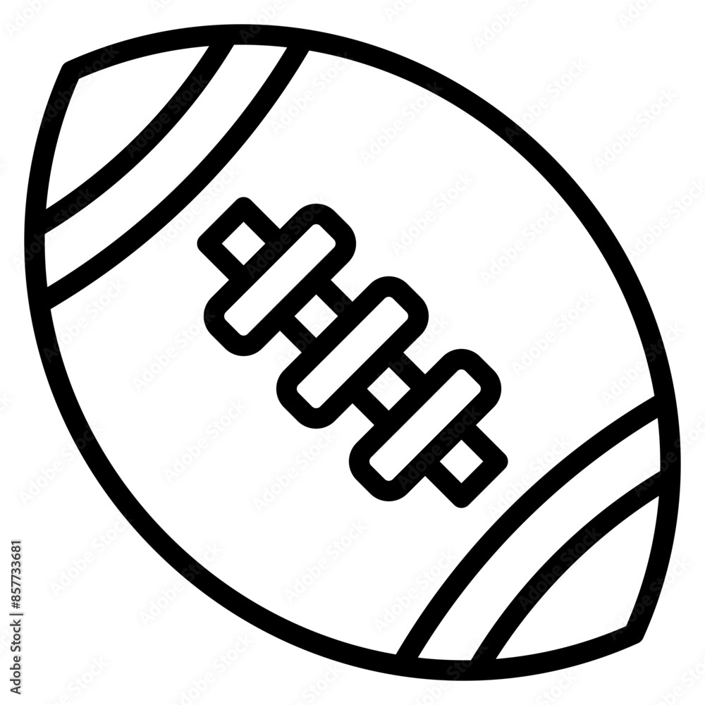 American Football icon vector image. Can be used for Sport Equipment. American Football icon vector image. Can be used for Sport Equipment.