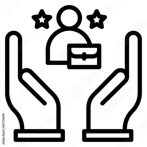 Succession Planning icon vector image. Can be used for Business Performance.
