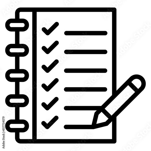 Action Items icon vector image. Can be used for Action Plan.