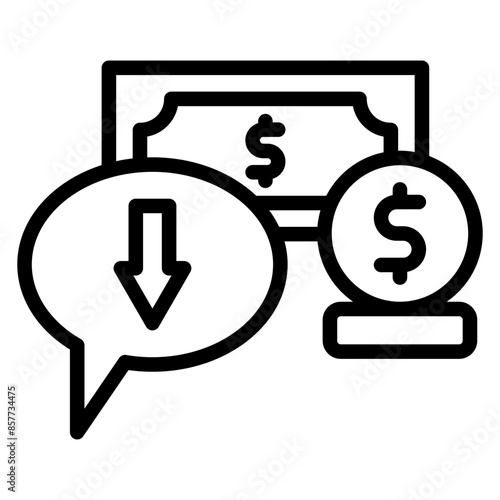 Loan Closure icon vector image. Can be used for Loan.