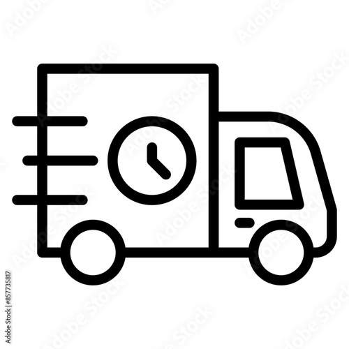 Shipping Speed icon vector image. Can be used for Order Fulfilment.