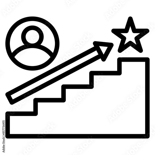 Succession Planning icon vector image. Can be used for Headhunting.