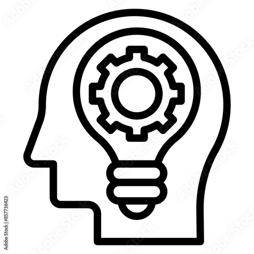 Skill Development icon vector image. Can be used for Headhunting.