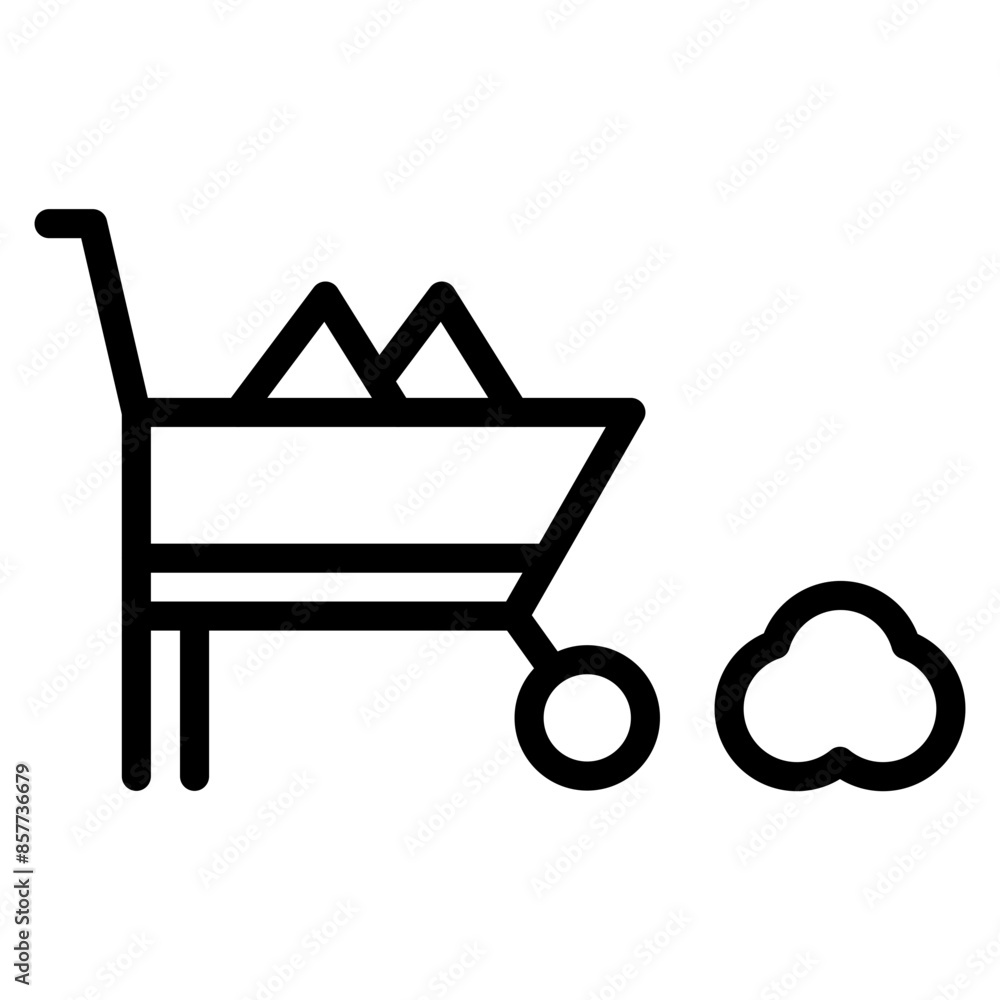 Raw Materials icon vector image. Can be used for Manufacturing and Distribution. Raw Materials icon vector image. Can be used for Manufacturing and Distribution.