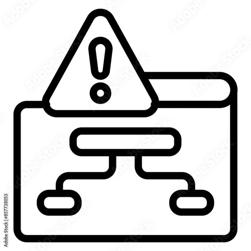 Project Failure icon vector image. Can be used for Business Risks.