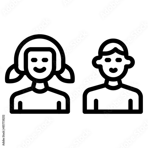 Kids icon vector image. Can be used for Sun Protection.