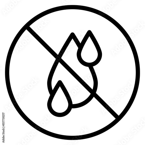 Non Greasy icon vector image. Can be used for Sun Protection.
