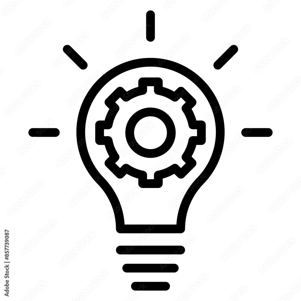 Idea generation icon vector image. Can be used for Thought Leadership.