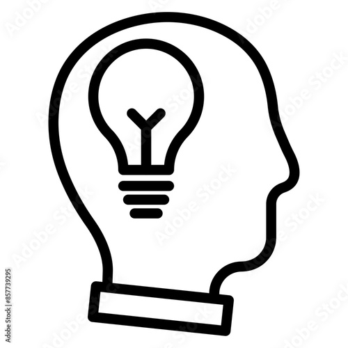 Visionary icon vector image. Can be used for Thought Leadership.