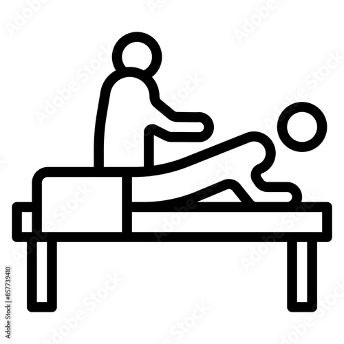 Massage icon vector image. Can be used for Physical Wellbeing.