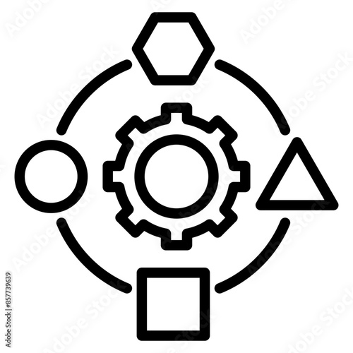 Adaptation icon vector image. Can be used for Business Disruption.