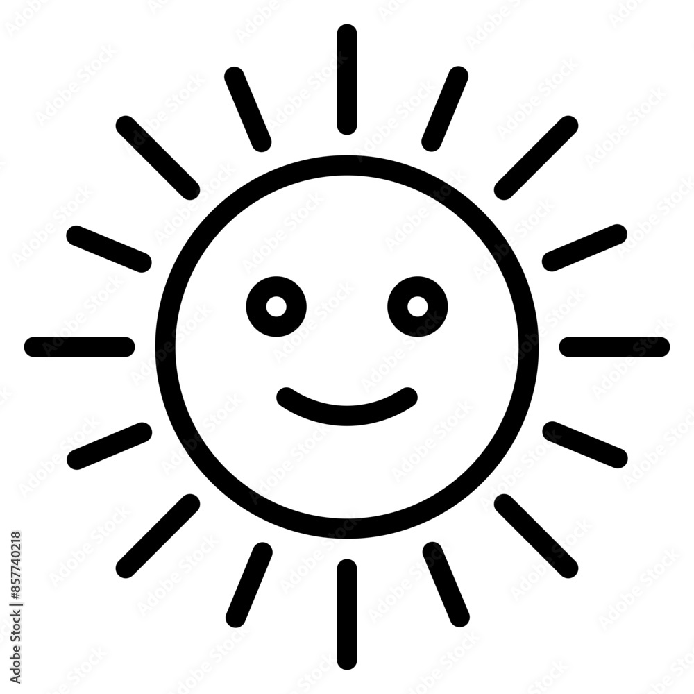 Sun icon vector image. Can be used for Airplane. Sun icon vector image. Can be used for Airplane.