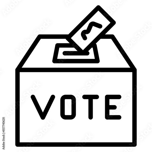 Vote icon vector image. Can be used for Social Justice.