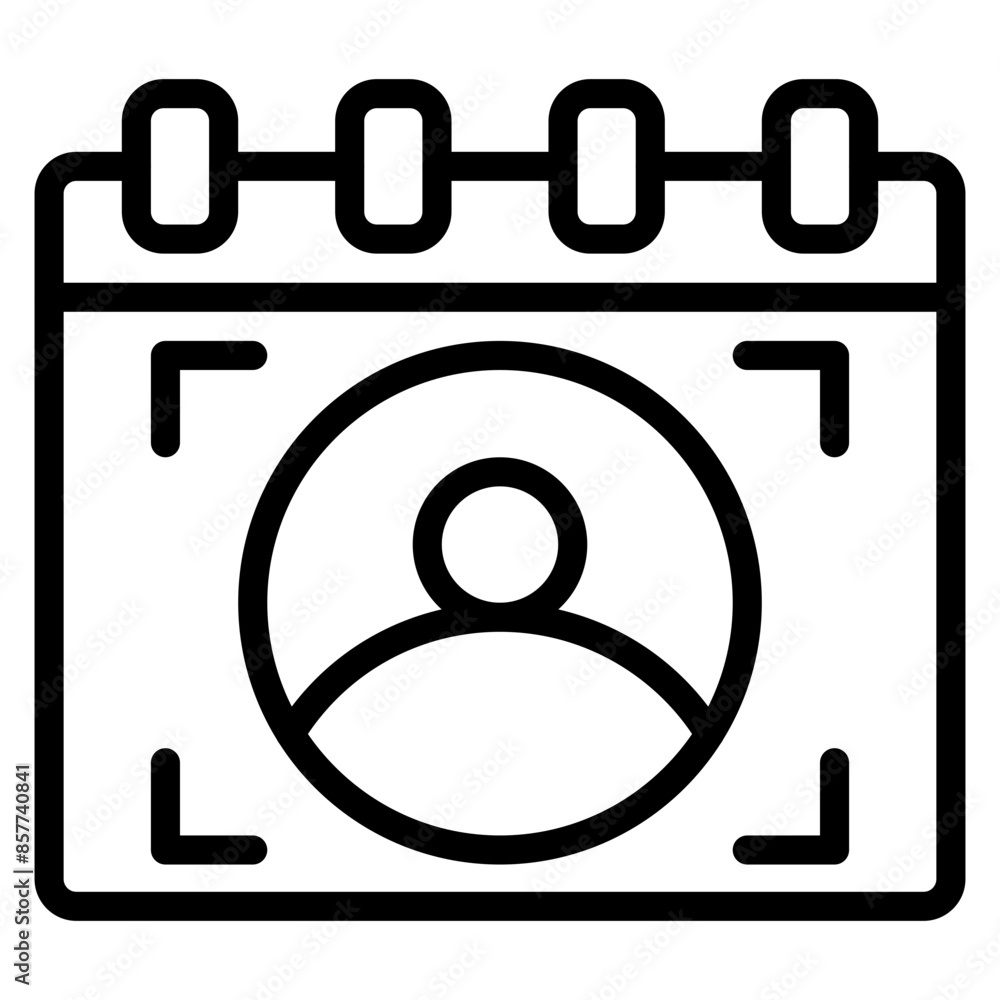 Joining Date icon vector image. Can be used for Hiring Process. Joining Date icon vector image. Can be used for Hiring Process.