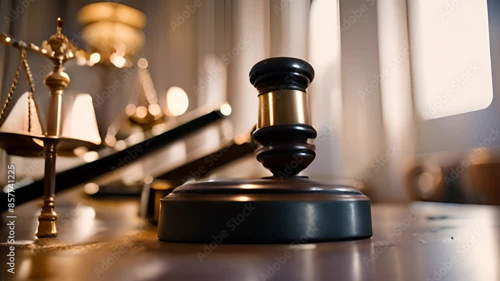 Gavel and Scales of Justice in Courtroom Generative AI Gavel and Scales of Justice in Courtroom Generative AI
