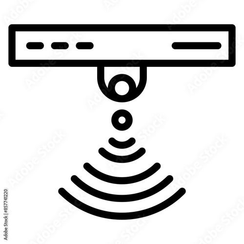 Sensor Technology icon vector image. Can be used for Digital Disruption.