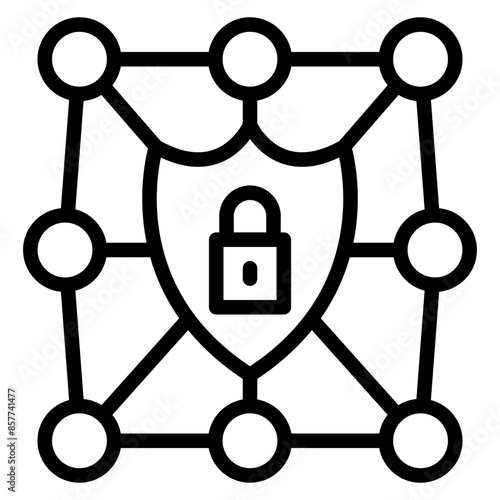 Security Testing icon vector image. Can be used for Software Testing.