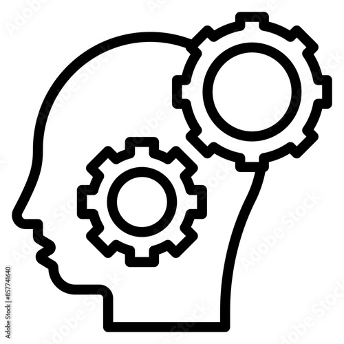 Cognitive Load icon vector image. Can be used for ADHD.