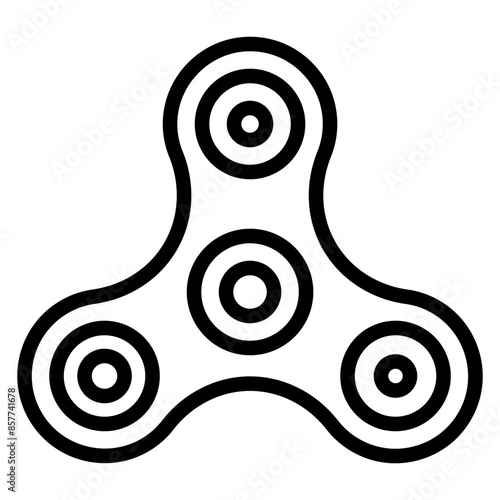Fidgeting icon vector image. Can be used for ADHD.