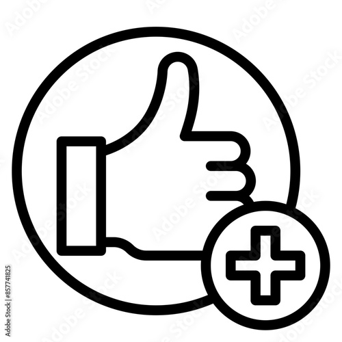 Positive Reinforcement icon vector image. Can be used for ADHD.