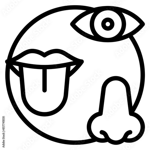 Sensory Sensitivity icon vector image. Can be used for ADHD.