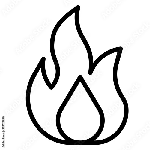 Burn icon vector image. Can be used for Skin Burns.
