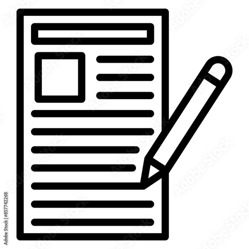 Editorial Cartoon icon vector image. Can be used for Press Freedom Day.