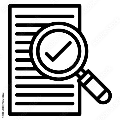 Fact Checking icon vector image. Can be used for Press Freedom Day.