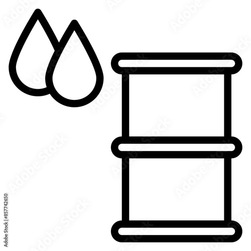 Oil icon vector image. Can be used for Raw Metrial.