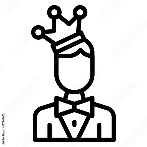 Primogeniture icon vector image. Can be used for Inheritance.
