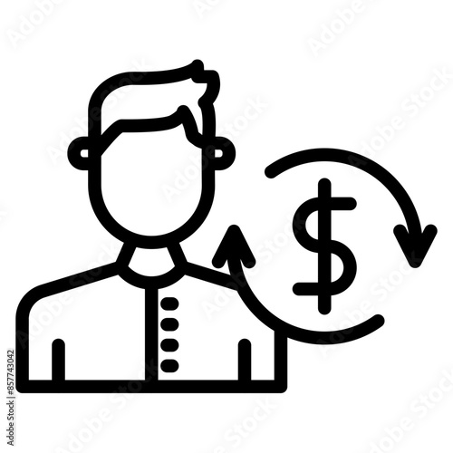 Trustee icon vector image. Can be used for Inheritance.