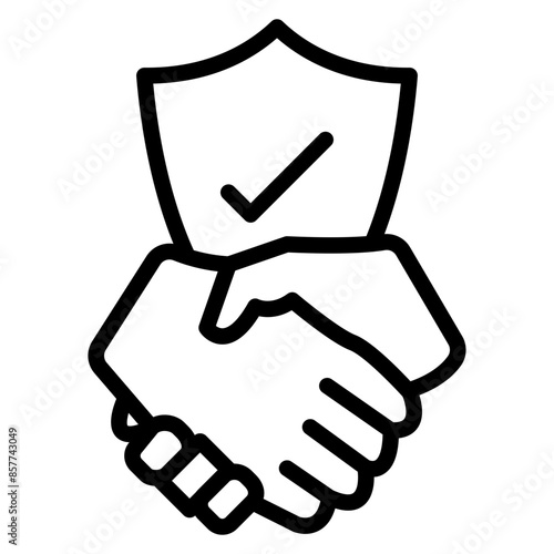 Trust icon vector image. Can be used for Inheritance.