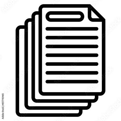 Document icon vector image. Can be used for Compilance and Regulation.