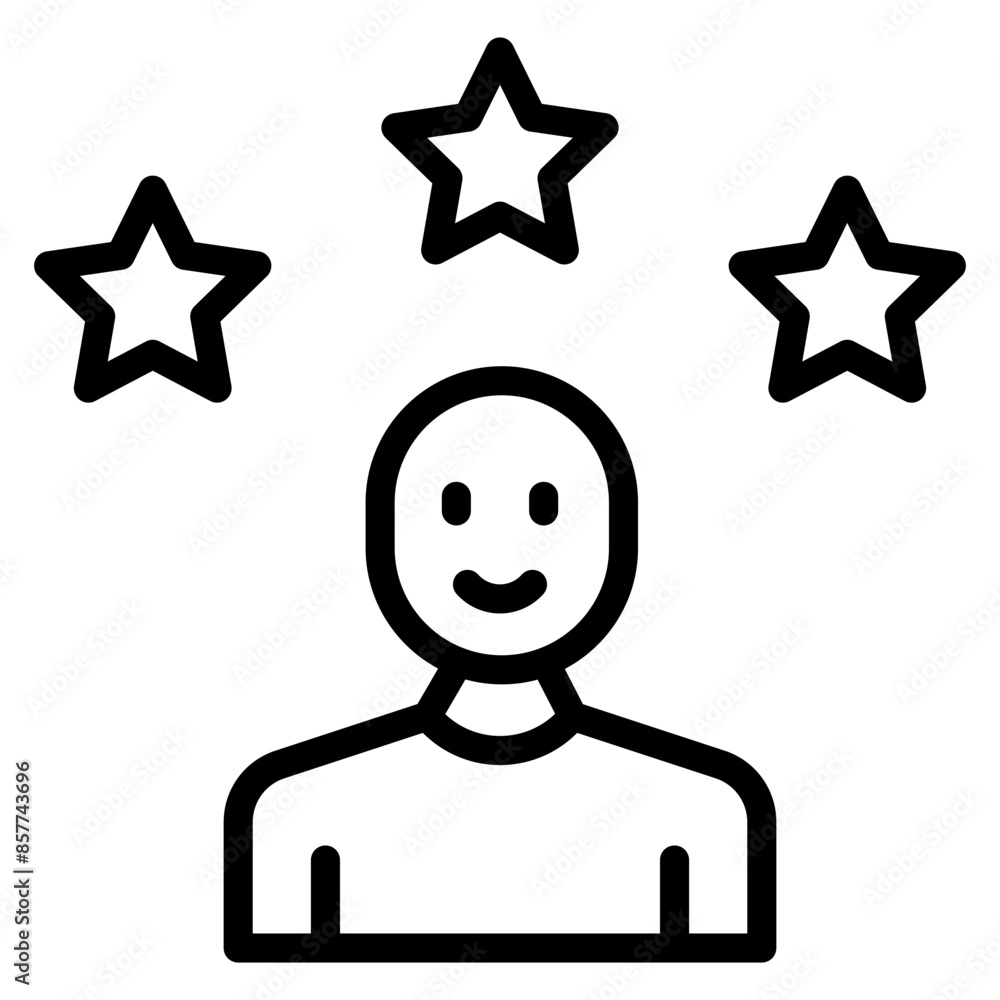 Customer Satisfaction icon vector image. Can be used for Market Research. Customer Satisfaction icon vector image. Can be used for Market Research.