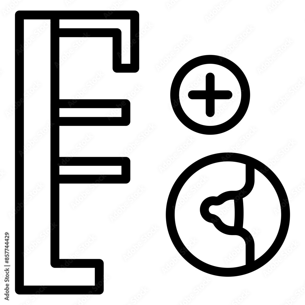 Mammogram icon vector image. Can be used for Medical Tests. Mammogram icon vector image. Can be used for Medical Tests.