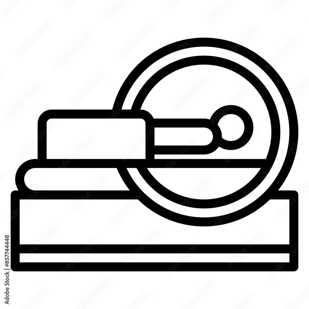 MRI Scan icon vector image. Can be used for Medical Tests. MRI Scan icon vector image. Can be used for Medical Tests.