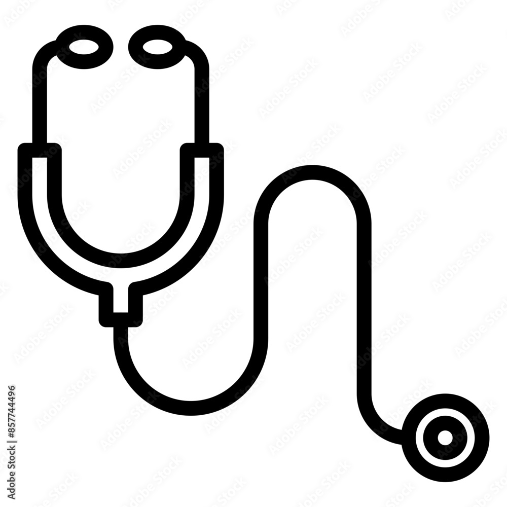Stethoscope icon vector image. Can be used for Medical Tests. Stethoscope icon vector image. Can be used for Medical Tests.