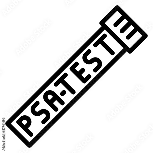PSA Test icon vector image. Can be used for Medical Tests.