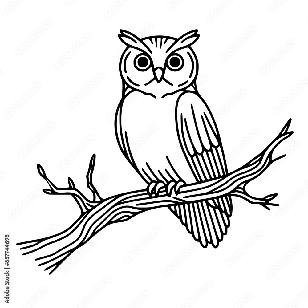 owl on branch owl on branch